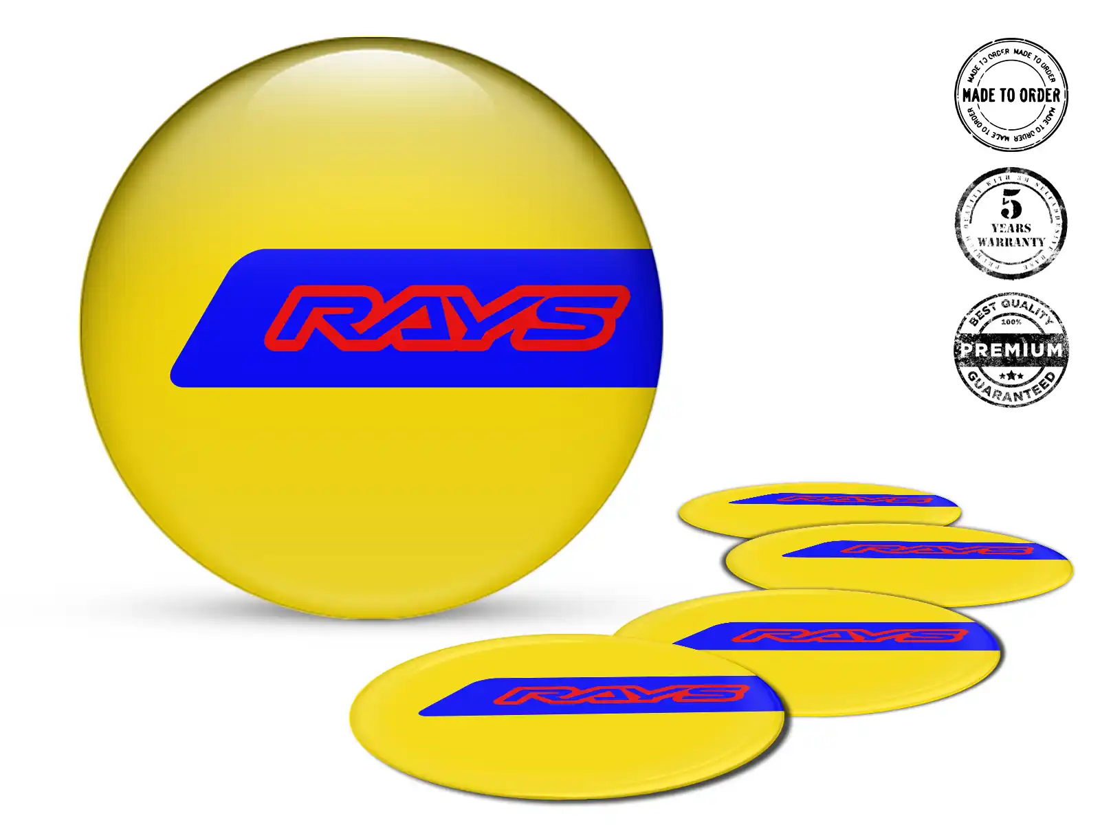 Rays Silikonaufkleber Ausgabe Individuelle Felgen-Embleme